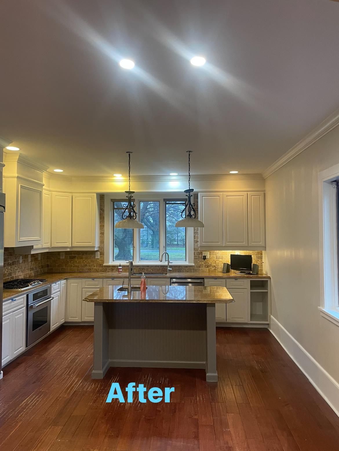 Project: Painting kitchen cabinets in moorestown nj