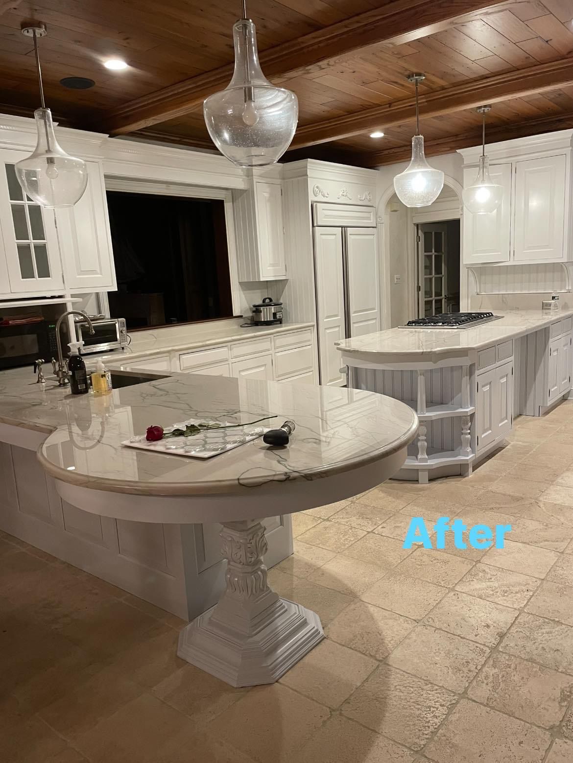 Project: Painting island, trim and kitchen cabinets in moorestown nj